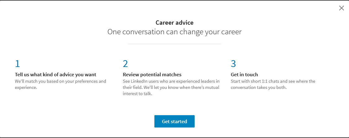 LinkedIn Mentor Matching Service